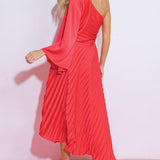 WRITE THIS DOWN WOVEN MIDI DRESS