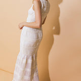 LOOK YOUR BEST WOVEN MIDI DRESS