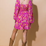 THRIVING ALL NIGHT WOVEN MINI DRESS