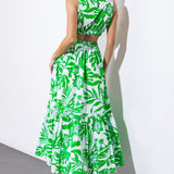 LIVE YOUR TRUTH WOVEN MIDI DRESS