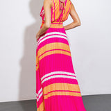 A QUICK TRIP WOVEN MAXI DRESS