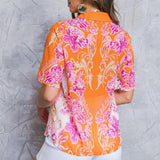 FLOURISHING DREAMS WOVEN TOP