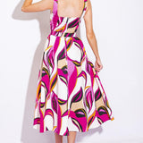 COCKTAIL CLUB WOVEN TWILL TOP AND SKIRT