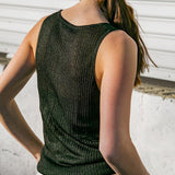 BLISSFUL LOVE WOVEN TANK TOP