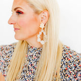 Bianca Statement Earrings - Milky Way