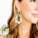 Bianca Statement Earrings - Neon Punch