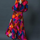WISE WOMAN WOVEN MIDI DRESS