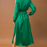 IT'S YOUR PLACE WOVEN MIDI DRESS