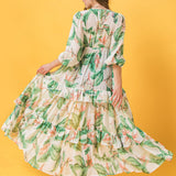 EASY DAYS FLORAL MAXI KIMONO TOP