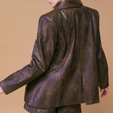 EXCEPTIONAL LOOK FAUX BLAZER