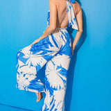 HERE FOR THE VACATION WOVEN JUMPSUIT