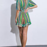 REFRESHING BEAUTY WOVEN ROMPER
