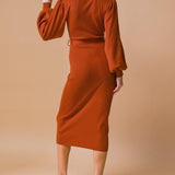 ADORABLE IDEAL SWEATER MIDI DRESS