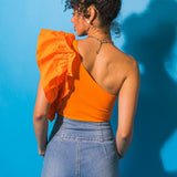 DREAMWORLD OFF THE SHOULDER WOVEN BODYSUIT
