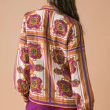 MAKE TODAY GREAT WOVEN TOP