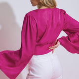 THE RIGHT ADDITION WOVEN TOP