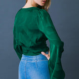 THE RIGHT ADDITION WOVEN TOP