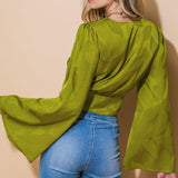 THE RIGHT ADDITION WOVEN TOP