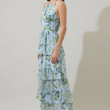 Fleur de Jardin Tiered Maxi Dress