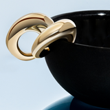Camila Chunky Open Hoop Earrings Gold