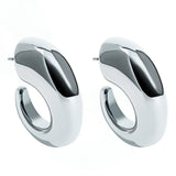 Camila Chunky Open Hoop Earrings Gold