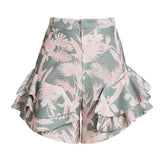 COLIBRI SHORTS IN JARDIN TROPICAL VERDE