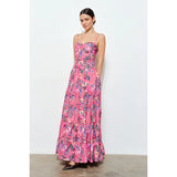 Rosé Garden Maxi Dress