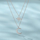 Crescent Vermeil Necklace