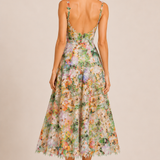 The Monet Watercolor Lace Midi