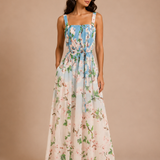 Cherry Blossom Sky Maxi Dress