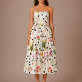 The Pomeline Polka & Petal Midi
