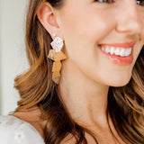 Electra Statement Earrings - Gold