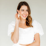 Electra Statement Earrings - Gold