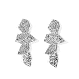 Electra Statement Earrings - Silver