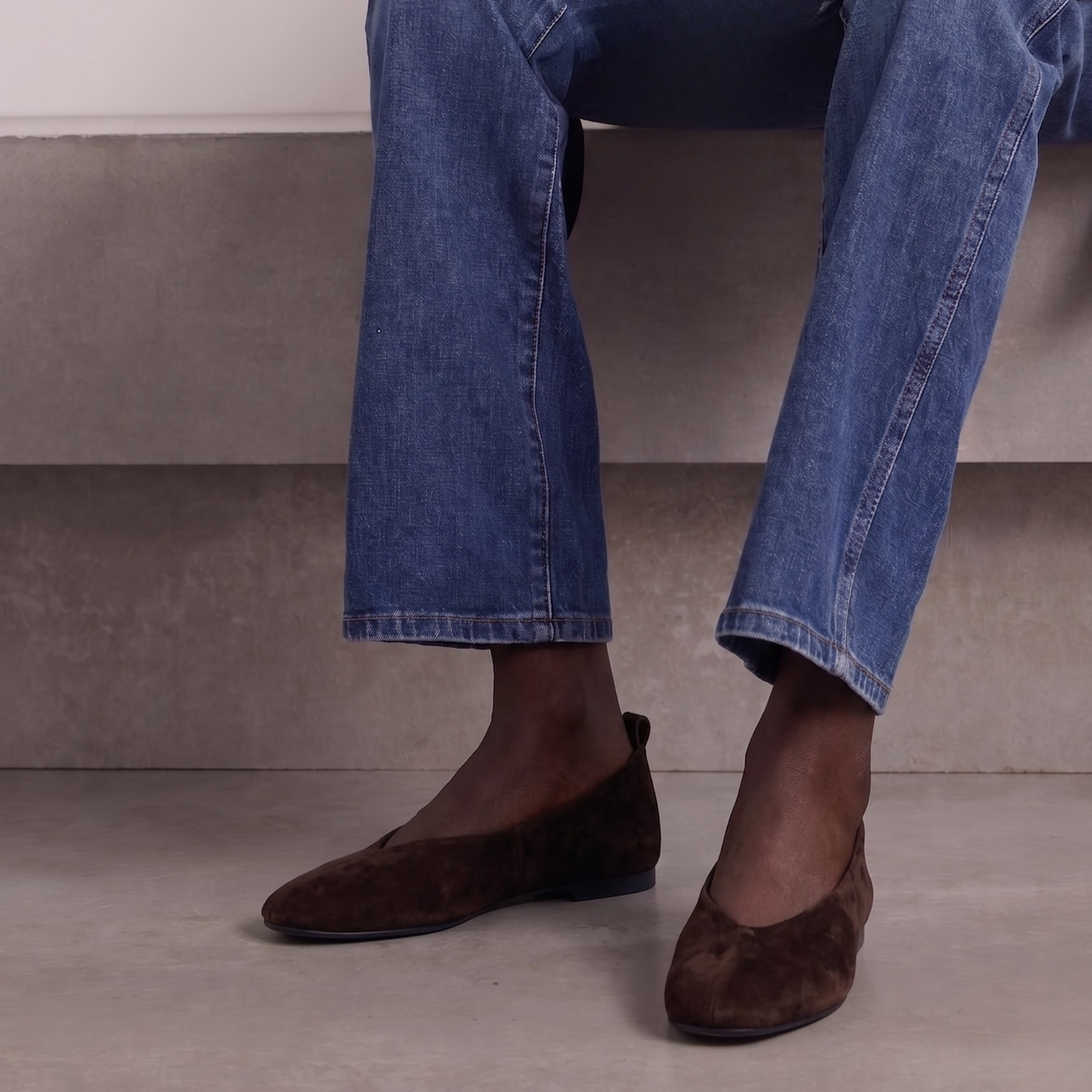 Erika II Suede Ballet Flats