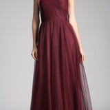 Ladivine ET320 Illusion V-Neck and Back Long Formal Dress Sleeveless