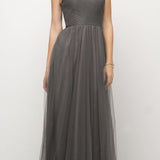 Ladivine ET320 Illusion V-Neck and Back Long Formal Dress Sleeveless