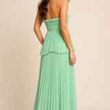 Marielle Pleated Maxi Dress