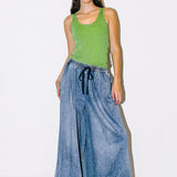 BLISSFUL LOVE WOVEN TANK TOP