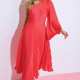 WRITE THIS DOWN WOVEN MIDI DRESS