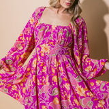 THRIVING ALL NIGHT WOVEN MINI DRESS