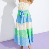 TAKE ME TO CABO WOVEN MIDI DRESS
