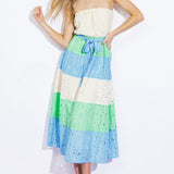 TAKE ME TO CABO WOVEN MIDI DRESS