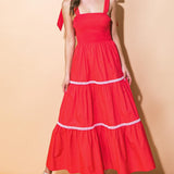 BETTER THAN EVER POPLIN MIDI DRESS
