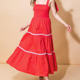 BETTER THAN EVER POPLIN MIDI DRESS