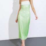 ALWAYS ON THE GO SEQUIN MIDI DRESS