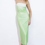 ALWAYS ON THE GO SEQUIN MIDI DRESS