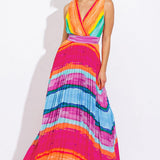 SHORE VACAYS WOVEN MAXI DRESSS