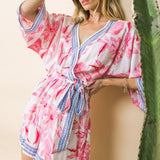 NORMANDY SHORES WOVEN ROMPER