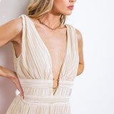 PURE AMBITION WOVEN JUMPSUIT
